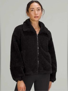 lululemon athletica Plush Sherpa Zip Jacket - Black